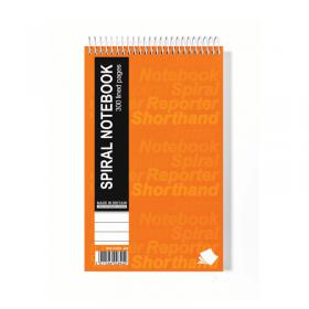 Silvine Ruled Spiral Bound Shorthand Notepad 127x203mm (Pack of 6) 449 SV42840