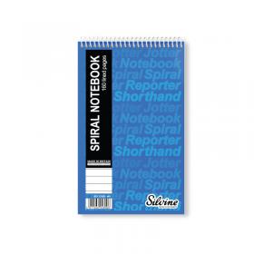Silvine Ruled Spiral Bound Shorthand Notepad 127x203mm (Pack of 6) 449 SV42840