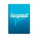Silvine Luxpad Twin Wire Casebound Notebook 140 Pages A4 (Pack of 6) THBA4AC SV42993