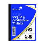Cloakroom and Raffle Tickets 1-500 (Pack of 12) CRT500 SV43320