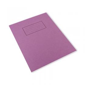 Silvine Exercise Book Ruled 229x178mm Purple (Pack of 10) EX100 SV43501