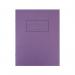 Silvine Exercise Book Ruled 229x178mm Purple (Pack of 10) EX100 SV43501