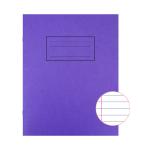 Silvine Exercise Book Ruled 229x178mm Purple (Pack of 10) EX100 SV43501