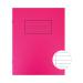 Silvine Exercise Book Ruled 229x178mm Red (Pack of 10) EX101
