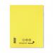 Silvine Exercise Book Ruled 229x178mm Yellow (Pack of 10) EX103 SV43504