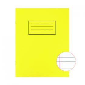 Silvine Exercise Book Ruled 229x178mm Yellow (Pack of 10) EX103 SV43504