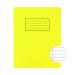 Silvine Exercise Book Ruled 229x178mm Yellow (Pack of 10) EX103