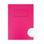 Silvine Exercise Book Ruled with Margin A4 Red (Pack of 10) EX107 SV43508