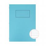 Silvine Exercise Book A4 Ruled with Margin Blue (10 Pack) EX108 SV43509