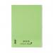 Silvine Exercise Book A4 Ruled with Margin Green (10 Pack) EX110 SV43511