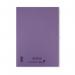 Silvine Exercise Book A4 Ruled with Margin Purple (10 Pack) EX111 SV43512