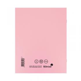 Silvine Exercise Book Plain 229x178mm Pink (Pack of 10) EX112 SV43513