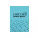 Silvine Homework Diary Record A5 Blue (Pack of 20) EX204 SV43520