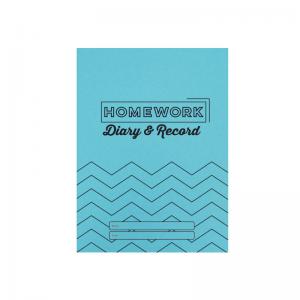 Silvine Homework Diary Record A5 Blue Pack of 20 EX204 SV43520