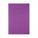 Silvine Exercise Book Tough Shell Feint Ruled With Margin A4 Purple (Pack of 25) EX140 SV43568