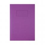 Silvine Exercise Book Tough Shell Feint Ruled With Margin A4 Purple (Pack of 25) EX140 SV43568