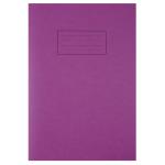 Silvine Exercise Book Tough Shell Feint Ruled With Margin A4 Purple (Pack of 25) EX140 SV43568