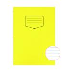 Silvine Tough Shell Exercise Book Ruled A4 Yellow (Pack of 25) EX141 SV43569