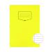 Silvine Tough Shell Exercise Book Ruled A4 Yellow (Pack of 25) EX141