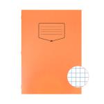 Silvine Tough Shell Exercise Book Squares A4 Orange (Pack of 25) EX145 SV43573