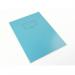 Silvine Tough Shell Exercise Book A4+ Blue (Pack of 25) EX155 SV43609