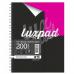 Silvine Luxpad Printed Hardback Notebook A5 Plus (Pack of 3) LUXA5FM SV43617
