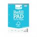 Silvine Envrion Ruled Refill Pad A4 160 Pages (Pack of 5) FSCRP80 SV43690