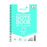 Silvine Envrion Wirebound Notebook 160 Pages A5 (Pack of 5) FSCTWA5 SV43693