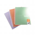 Silvine Luxpad Metallic 200 Page A5+ Assorted (Pack of 3) LUXA5MAC SV44133