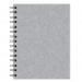 Silvine Luxpad Hardback Wire Notebook A5 Plus (Pack of 3) LUXSPA5AC SV64043