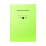 Silvine Bacoff Exercise Book Ruled with Margin A4 Green (Pack of 10) EXBAC143 SV80886
