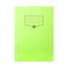 Silvine Bacoff Exercise Book Ruled with Margin A4 Green (Pack of 10) EXBAC143