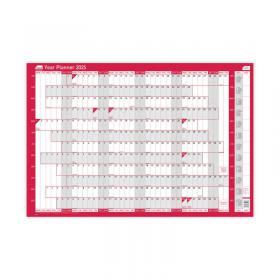 Sasco Year Planner Unmounted 2025 SY1075025 SY10750