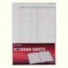 Twinlock 3C Crown Double Ledger Sheets 322x228mm Ref 75841 [Pack 100]  T75841