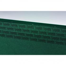 Rexel Crystalfile Classic Suspension File Manilla 15mm V-base 230gsm A4 Green Ref 78045 Pack of 50 T78045