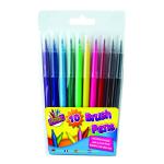 Artbox 10 Quality Brush Fibre Pens (Pack of 12) 1093 TA01093