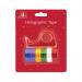 Holographic Tape with Dispenser 6 Assorted Tape Colours (Pack of 12) XA0145 TA04995