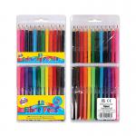 Artbox 12 Fibre Pens and 12 Half Size Pencils Assorted Pack of 12 1098 TA11098