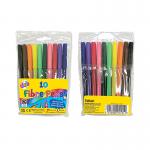 Artbox Fine Tip Fibre Colouring Pens Assorted x10 Pack of 12 1101 TA11101