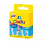 Tallon Blackboard Chalks White Pack of 12 101-0317 TA12084