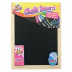 Chalk Board Set With Chalk Board Chalks And Eraser (Pack of 12) 5249 TA15249