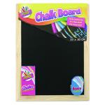 Chalk Board Set With Chalk Board Chalks And Eraser (Pack of 12) 5249 TA15249