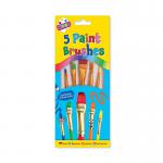Artbox Paint Brushes x5 Assorted Pack of 12 5453 TA15453