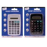 Tallon Black/Silver 8-Digit Pocket Calculator (Pack of 12) 6178 TA16178