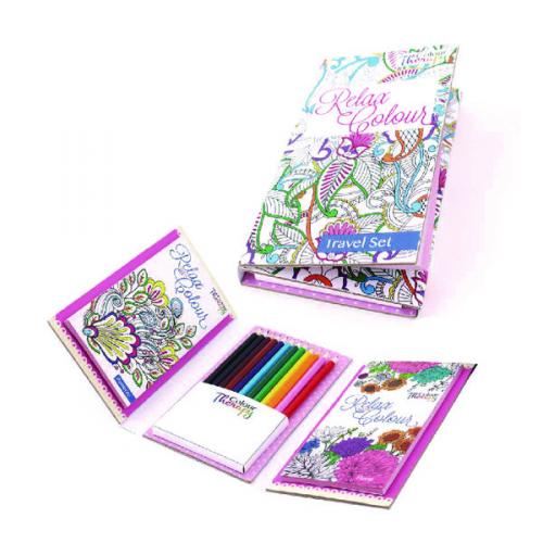 Download Tallon Adult Colouring Book Travel Set Pack Of 6 6844 Ta16844