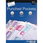 10 Punched Pockets (Pack of 12)