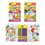 Tallon Children's Travel Colouring Set (Pack of 6) 6839 TA8395