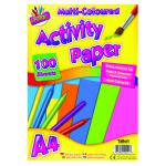 Art Box Activity Paper 100 Sheet A4 Assorted (Pack of 6) TAL05044 TAL05044