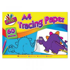 Art Box Tracing Paper Pad A4 60 Sheets (12 Pack) TAL05069 TAL05069