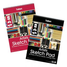 Tallon Artist Sketch Pad 20 Sheet A3 (Pack of 6) TAL05683 TAL05683